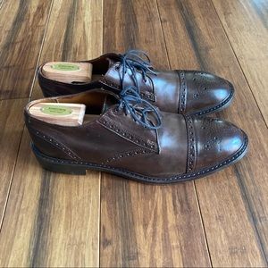 Allen Edmonds Cap Toe Derby - Brown - Size 9